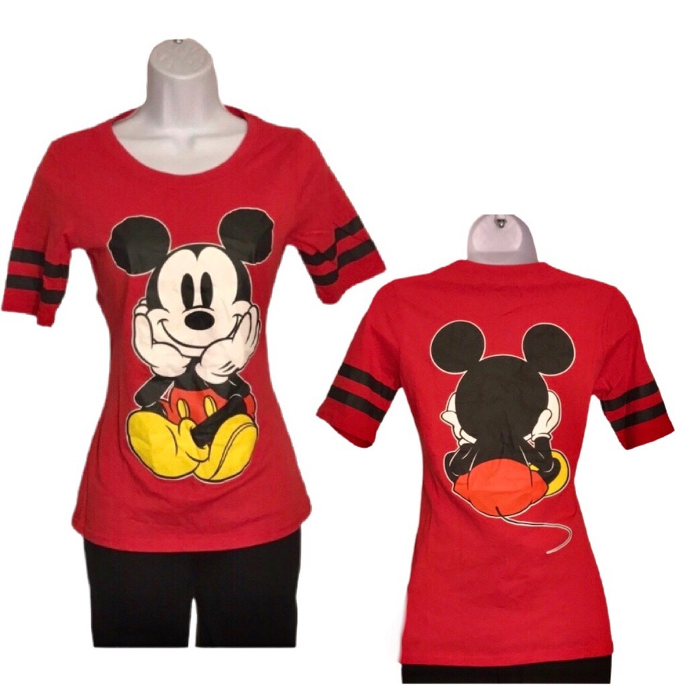 Disney Mickey Mouse 2 Sided Graphic Tee